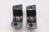 Handlebar clamps, fork bridge, left and right, bracket, mounting SC1 Triumph universell