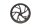 Front wheel rim 3.50x17, front axle, cast aluminum, disc brake BMW K 1600 GT 16-16