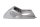 Rear panel cover, luggage compartment cover, silver BMW K 1100 RS K589 0522 92-96