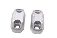 Handlebar clamps, triple clamp, pair, left and right, clamp attachment Triumph universell