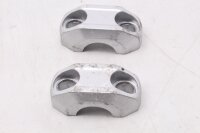 Handlebar clamps, triple clamp, pair, left and right, clamp attachment Triumph universell