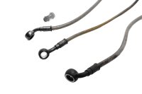 Set di tubi freno in treccia dacciaio doppi Ducati...