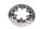 Perforated front right floating brake disc BMW K 1100 RS K589 0522 92-96