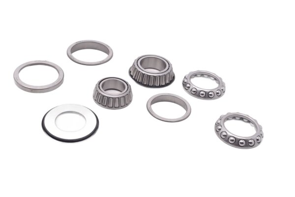 Steering bearing set, tapered roller bearings, ball bearings, fork bridge Triumph universell