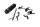 Shift drum, forks, shift linkage, gearshift, gearbox, 460 Yamaha XJ 550 4V8 84-84