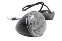 Blinker schwarz klar Glas Halter Triumph Bonneville 1200 EFI Bobber Black 20-20