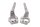 22mm clip-on handlebars, left and right Triumph Sprint RS T695AC 02-04