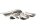 Exhaust heat shield set, heat shield cover Triumph Rocket 2500 III GT 20-20