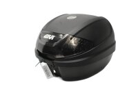 Lockable luggage case, luggage system, rear storage...