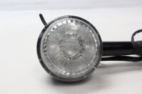 Blinker Gehäuse rund schwarz klar Triumph Bonneville 1200 EFI Bobber Black 20-20