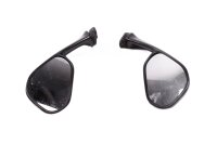 Mirror set left right rearview mirror handlebar mount...