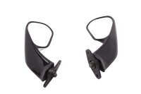 Mirror set left right rearview mirror handlebar mount...