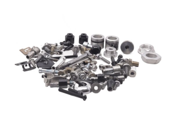 Screw set, spacers, holder, frame mounting Triumph universell