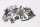 Screw set, spacers, holder, frame mounting Triumph universell
