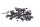 Befestigungsteile Gummiteile Clips Schrauben Kunststoffhalter Triumph universell