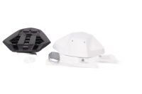 Funda de asiento, funda de pasajero, juego de carenado trasero, blanco KTM Duke 390 23-23
