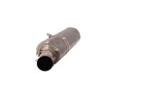 Exhaust end muffler racing silencer dual pipe Aprilia RSV 1000 R Tuono 03-03