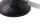 Rundt sort styrspejl i venstre side Triumph Bonneville 1200 EFI Bobber 20-20
