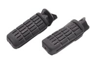 Passenger footrests, rear left and right, rubberized...