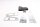 Windshield holder bracket set Kawasaki VN 1500 Vulcan Classic VNT50N 05-08
