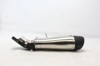 Endschalldämpfer Auspuff Doppelrohr Blende P18-M2 Benelli Leoncino 500 18-18