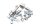 Screw set for left side panel bracket Triumph Tiger 900 GT low C702 19-23