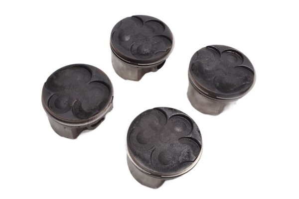 Piston set (four pieces), cylinder piston set, piston rings, engine Unbekannt Konvolut