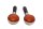 Front turn signal pair, left and right, round, orange Suzuki VS 800 GL Intruder VS52B 92-00