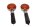 Front turn signal pair, left and right, round, orange Suzuki VS 800 GL Intruder VS52B 92-00