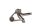 Rear right passenger footrest, footrest bracket Yamaha YZF 750 R 4HN 93-98