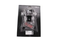License plate holder X-shape black reflector taillight...