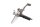 Ensemble repose-pied avant droit, support de pédale, levier de frein Yamaha YZF 750 R 4HN 93-98