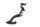 Rear indicator mounting frame, rear frame bracket, antlers Triumph universell