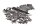 Moottorin ruuvisarja, sylinterikannen ruuvit, tiivistesarja BMW K 1200 S K12S K40 0581 05-08
