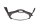 Kühlerschutzgitter Halter Motorkühlung passend BMW K 1200 S K12S K40 0581 05-08