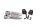 Voetsteunen voor de passagier, achter links en rechts BMW K 1200 S K12S K40 0581 05-08