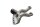 Rear left footrest bracket, passenger seat Suzuki DL 1000 V-Strom WVBS 02-12