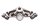 Ohjaustangon kiristin, ylemmän haarukan sillan ohjain, runko BMW K 1200 S K12S K40 0581 05-08