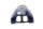 Uitsparing voor koplamp in het onderste gedeelte van de voorste kuip BMW K 1100 RS K589 0522 92-96