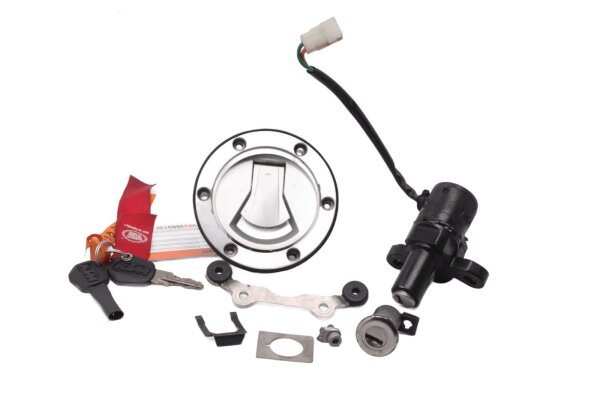 Lock set, ignition lock, fuel cap, steering lock, key KTM 690 Duke A3 12-13
