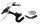 Adjustable windshield attachment, windscreen attachment Suzuki DL 1000 V-Strom WVBS 02-12