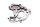 Girante dellalloggiamento degli ingranaggi della pompa dellolio, lubrificazione del motore BMW R 1100 RT 259 0413 96-01