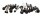 Assortment of screws, holders, rubber buffers, clamps BMW K 100 RS 16V K589 0523 89-92