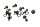 Brake disc screw set front right left BMW K 100 RS 16V K589 0523 89-92