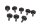Kleppendekselschroevenset, zeskant Torx BMW K 1200 S K12S K40 0581 05-08