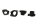 Insugningsrör förgasargummisats, insugningsgummi BMW K 100 RS 16V K589 0523 89-92