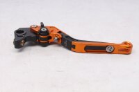 Justerbart, foldbart bremsegreb, øverst til højre, CNC-fræset, orange KTM 690 Duke A3 12-13