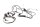 Lydkabelsæt antennekabel lydsystem BMW R 1100 RT 259 0413 96-01