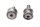 Svingarmsadapter spolar monteringsstativ bak KTM 690 Duke A3 12-13