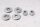Handlebar riser kit, mounting nuts, spacers KTM 690 Duke A3 12-13
